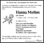 eine Anzeige