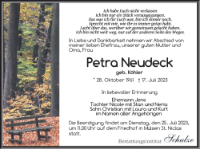 eine Anzeige